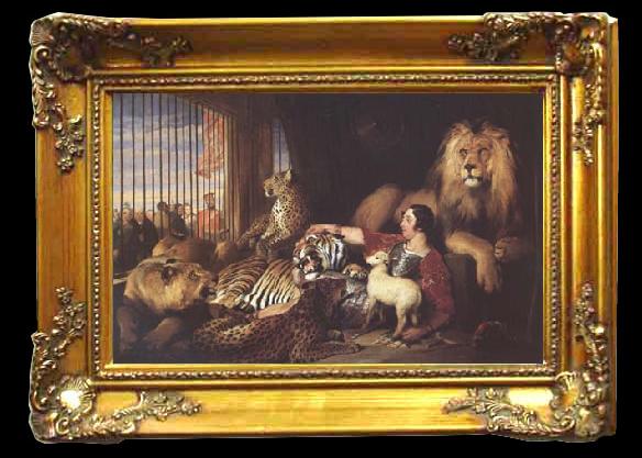 framed  Sir Edwin Landseer Isaac Van Amburgh and his Animals (mk25), Ta092